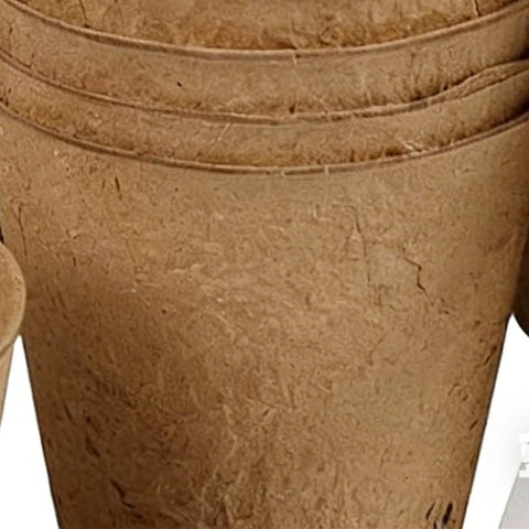 Breathable Paper Pulp Nursery Pots For Seedlings And Direct Planting, Ideal For Yard Balcony Garden Beds And Containers