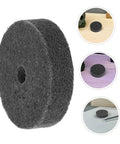 Heavy Duty Nylon Polishing Wheel Set With 10mm Hole For Quick Grinder Attachment, 75mm size for polishing stone and marble.
