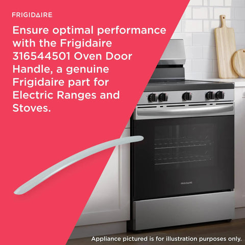 Oven Door Handle Replacement For Electric Ranges And Stoves 316544501 White Easy Install Durable Kitchen Upgrade