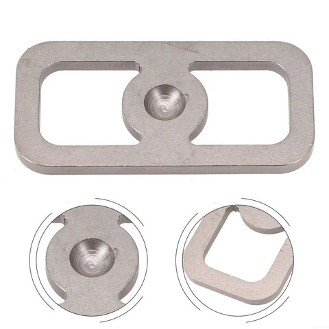 High Carbon Steel Fire Starter Striker For Camping And Hiking Portable Flint Sparker With Keychain rectangular design