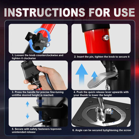 Instructions for Handy Cabinet Installation Jacks Two Pack Telescoping Steel Support Rods From 15.8 To 23.6 Inches