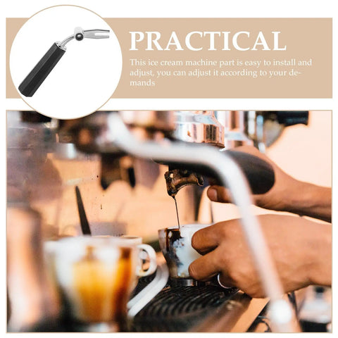 Practical use of Adjustable Ice Cream Discharge Lever Handle For Soft Serve Machines in a commercial setting with easy installation benefits