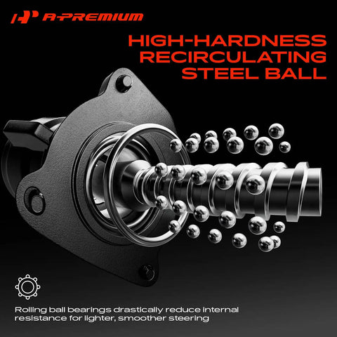 Complete Power Steering Gearbox Replacement Assembly For Chevy And Gmc Silverado Suburban Sierra Yukon Trucks To Fix That Wandering Wheel showing high-hardness recirculating steel ball.