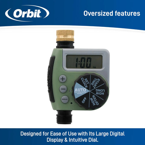Effortless Yard Irrigation Kit With All In One Automatic Watering System For Lawn And Garden No Fuss Install digital timer