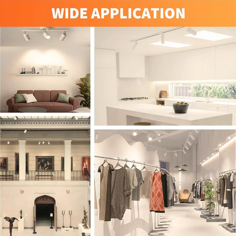 LED Track Lighting Heads For J Track System Dimmable Ceiling Fixtures For Wall Art 12W 800LM CRI90 3000K applications