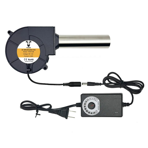 Rock Solid Centrifugal Blower Fan With Variable Speed Controller 97 Mm X 33 Mm tight squeeze fit for airflow and venting.