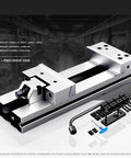 Heavy Duty 4 Inch Bench Vise Killer Grip Built Tough For CNC Milling And Grinding Large Opening Shop Grade Clamping Fixture With Smooth Crank Tightened Jaws, tool steel precision vise with adjustment features.