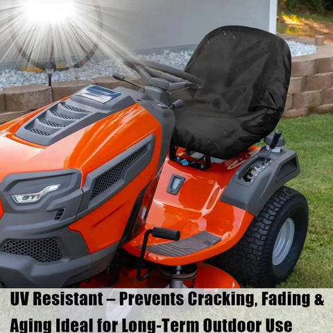 Universal Lawn Mower Seat Cover That Seriously Shields Cushions From Sun Moisture And Wear Outdoor Weather Defense
