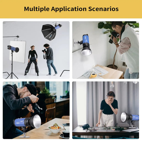 Hella Sturdy Overhead Camera Wall Mount With All Metal Welded Frame And Roomy 3.34 Inch Wall Plate showcasing various photography setups.