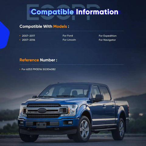 Image showing compatibility details for 2 Pack Beefy Lift Support Struts for Ford Expedition and Lincoln Navigator 2007-2013.
