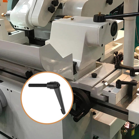 Adjustable M12 X 70mm Knob Handle With Push Button Ratchet Quick Release Locking Rotating Bolt For Lathe Machinery