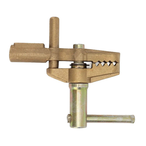 800A Brass Welding Ground Clamp With Rubber Sleeve, 35mm Opening For Top Notch Electrical Conductivity, Compatible With Argon Arc, Submerged Arc