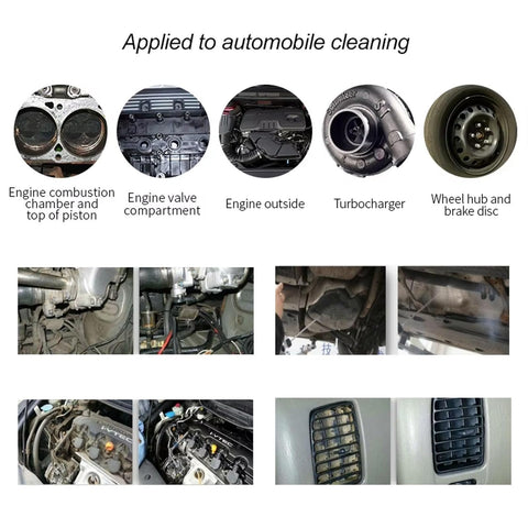 Pro Grade Industrial Dry Ice Blasting System for equipment cleaning and surface restoration on automobile engine parts