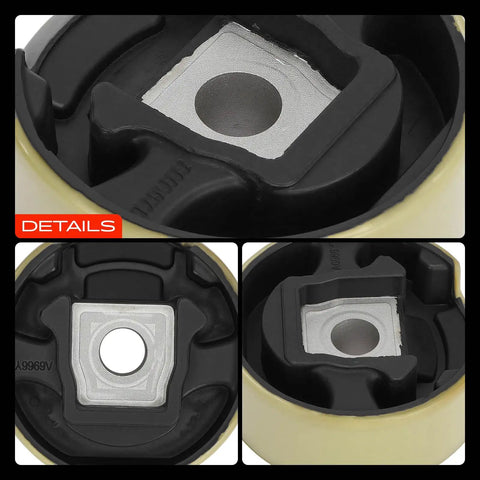 Close-up of Engine Motor Mount for Audi A3 GTI CC EOS Jetta 2005-2016. Durable construction for smooth installation.
