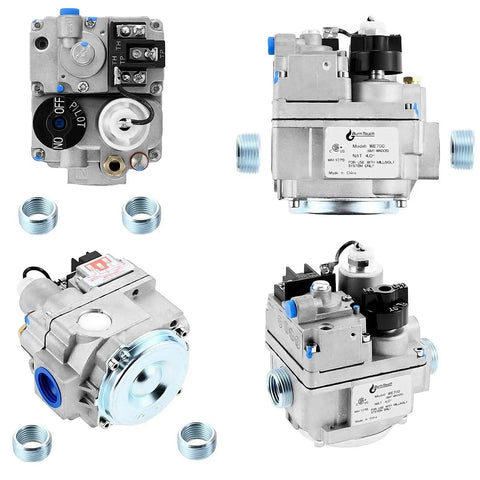 Millivolt Gas Valve Replacement For 700 Series - Exact Fit 200,000 BTU Fast Opening Commercial Natural Gas Combination Valve