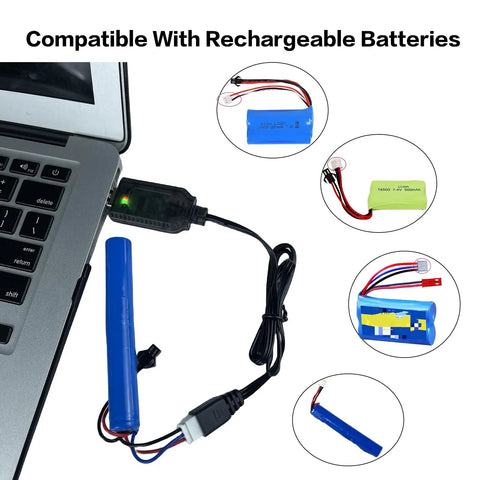 7.4V USB Charger Cable With XH3Pin Plug For RC Cars Planes Tanks Boats And Other Remote Control Toys Dope Universal