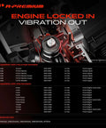 Premium Performance Engine Motor Mount Front Right Direct Bolt In Replacement For Hyundai And Kia Forte Models Built With Tough Bushings For Rock Solid Stability diagram showing compatible models and specifications.