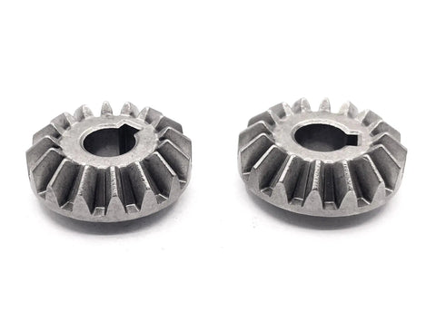 Two metallic gears for Pack Of 2 Table Saw Bevel Gear Replacement Part For DeWalt DW745 DWE7480 DWE7490 DWE7499GD DCS74 85B