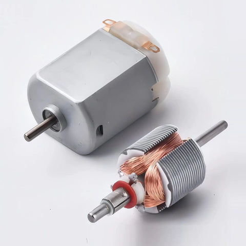Hella Smooth 20 Pack 130 Type DC Mini Motors 3V To 6V 24000RPM Kickin Spin Micro Engine Kit showing metal casing and coil components.