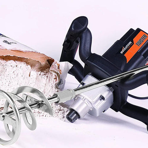 Variable Speed Paddle Mixer For Cement And Concrete Mixes Including Epoxies Plaster Gypsum And More With Mixing Paddle No Mess Cleanup