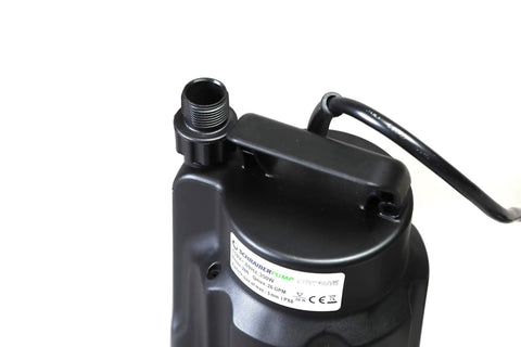 Top view of Submersible Clean Water Sump Pump 0.5 HP 1560 GPH 28 Ft Head With Thermoplastic Casing Copper Winding And Thermal Protector