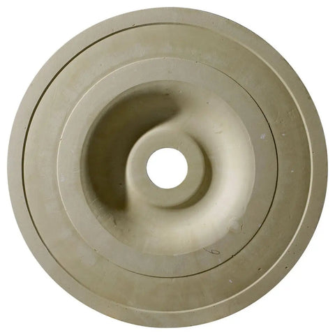 Flagstone Ceiling Medallion For Canopies 30 Inch Outer Diameter Inner Opening 3 7/8 Inches Projection 3 1/4 Inches Primed And Ready