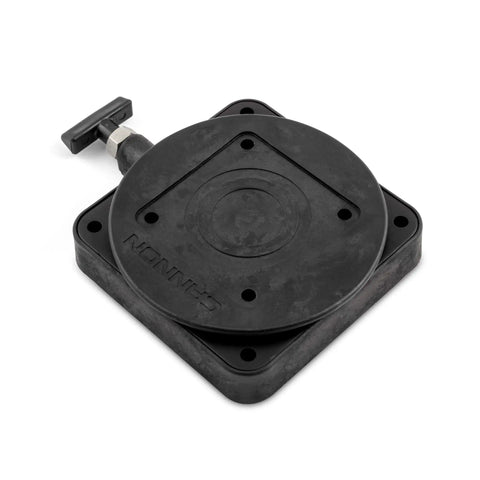 Heavy Duty Composite Downrigger Mount With Smooth 360 Swivel And Rock Solid Angle Locking Built Tough Stainless Hardware For Saltwater Fish Boats Prep Drilled Install, top view