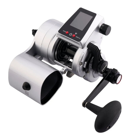 Fathom Electric Size 80 Saltwater Reel With Autostop Hands Free Retrieve High Performance Electric Fishing Reel for Big Game