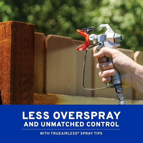 Pro Grade Cart Mount Electric Paint Sprayer Featuring Smooth Atomization and Flow Control Built for Fast Projects Tool free sprayer handle in use.