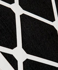 Close-up of MERV 13 Pleated Air Filter With Carbon Odor Control, showing filter mesh design, 16x16x1 Actual Size 15.75x15.75x0.75