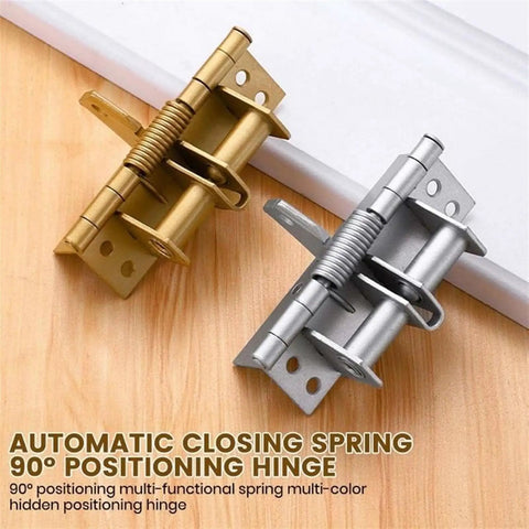Spring Loaded Detachable Hinges With Self Aligning Door Auto Closing For Cabinets Drawers Windows And Furniture Easy Install DIY