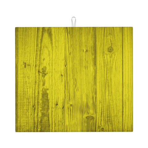 Wood Grain Print Microfiber Dish Drying Mat For Kitchen Counter, Ultra Absorbent Surface, 16x18 Inch Quick Dry Dish Pad