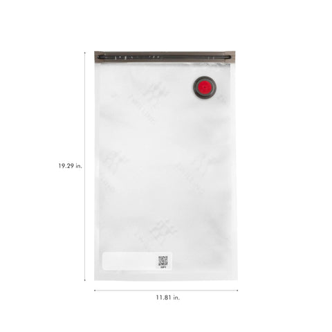Heavy Duty Bpa Free Vacuum Sealer Bag, 19.29x11.81 in, clear and designed for food storage or sous vide.