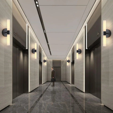 Set Of Two Matte Black Wall Sconces With White Glass Shades For A Modern Bathroom And Living Room, Durable Metal Fixtures