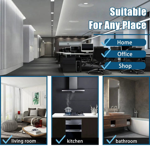 Three Color Temperature 3 Inch Square LED Recessed Light With Junction Box Dimmable Ultra Slim Ceiling Light 450 Lumens 6W scene