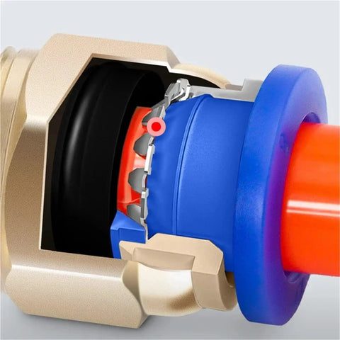 50Pcs Pneumatic Fitting Air Connector Set With 4mm, 6mm, 8mm, 10mm, And 12mm Hose Fittings And 1/8 Inch To 1/2 Inch Thread Quick Connectors for air hose