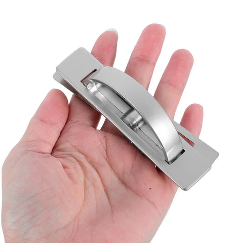 Hidden Flush Mount Cabinet Drawer Pull Handle With Screws For Kitchen And Bath Cabinets Concealed Zinc Alloy Hardware