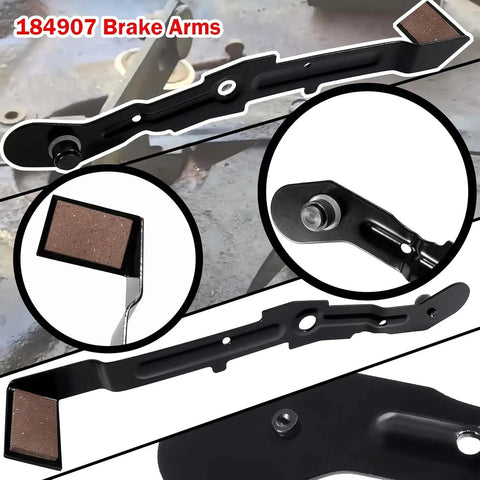 Arm Bracket Roller Cam Kit Replacement For 42 Inch Mower Deck LT1000 LT2000 For AYP Husqvarna And Craftsman Includes Two Brake Arms And Replaces 532184907 131335 532155046