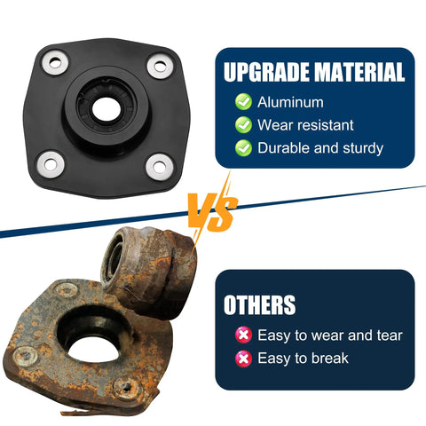 Comparison of Heavy Duty Drive Shaft Bearing Housing Assembly For Kawasaki PWC Replacement with worn part, highlighting durability and material.