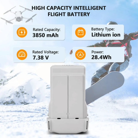 Intelligent Flight Battery Plus For DJI Mini 4 Pro Mini 3 Pro And Mini3 Drone Upgrade Replacement Part 3850mAh 7.38V