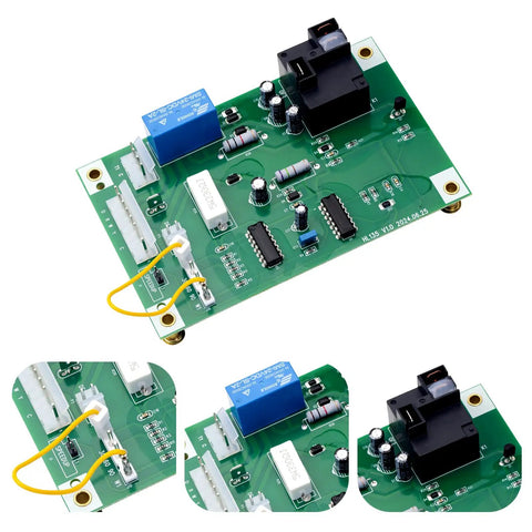 HK32EA001 Defrost Control Circuit Board Compatible With Carrier Bryant Payne HVAC Systems showing wiring and components.