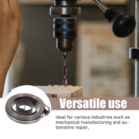 Heavy Duty Steel Drill Press Return Spring Coil Assembly Excellent Elasticity Stability Replacement Spindle Coil Spring For Milling Machines in use.