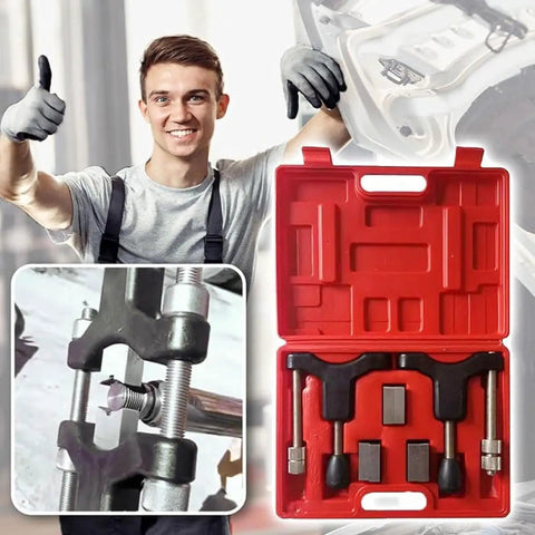 Universal Half Shaft Sleeve Thread Repair Kit for External Bolt Threads 30 To 110mm with red case and tools displayed