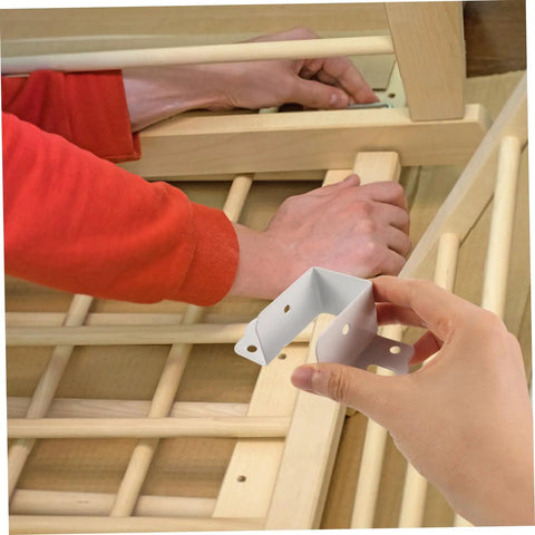 Built Tough Metal Bed Rail Fasteners Twenty Piece Hinge Buckles And Snappy Slide Hooks for easy installation of bed frame.