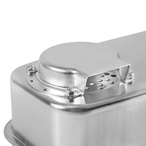 Close-up of durable steel Dual Inlet Exhaust Muffler 951-0616B 751-0616B for riding mowers and lawn tractors.