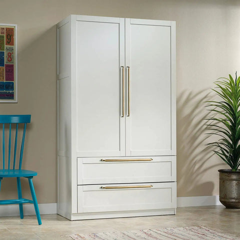 White cabinet with Six Pack 7-1/2 Inch Hole Center Cabinet Pulls In Antique Brass Zinc Alloy For Kitchen Drawers And Cabinets