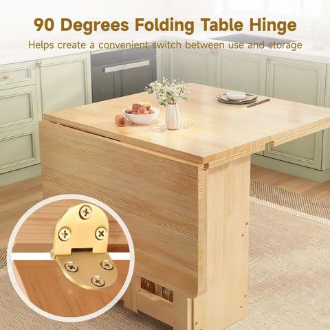 90 degree folding table with inset of brass hinge highlighting Four Pack 90 Degree Folding Table Hinges In Solid Brass With 24 Screws