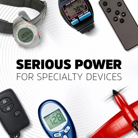 Heavy Duty Cr1616 Lithium Coin Battery One Pack Delivers Kickass Reliable Power For Heart Rate Monitors Remotes Keyless Entry Systems And Glucose Meters With Up To Ten Years In Storage Ready To Roll Whenever You Need It, displayed with specialty devices.