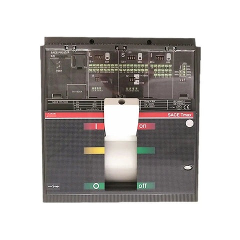 Straight Up Reliable 3 Pole Air Circuit Breaker With Heavy Duty Thermal Protection And Slick LSI Trip Controls Built Tough For The Daily Industrial Grind Rock Solid T7S1000 PR231 Unit front view showcasing operational controls and labels.