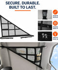 Peugeot Car Ceiling Cargo Net Overhead Organizer For 306 Cabriolet 307 CC And 607 with reinforced buckles